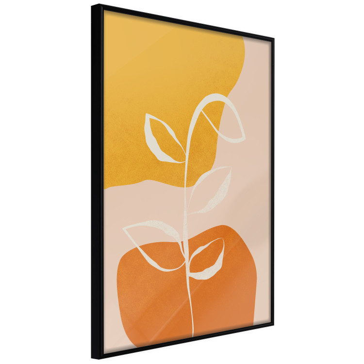 Wall Poster Young Plant - abstract plant on a colorful and pastel background 135655 additionalImage 20