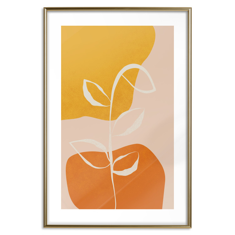 Wall Poster Young Plant - abstract plant on a colorful and pastel background 135655 additionalImage 5