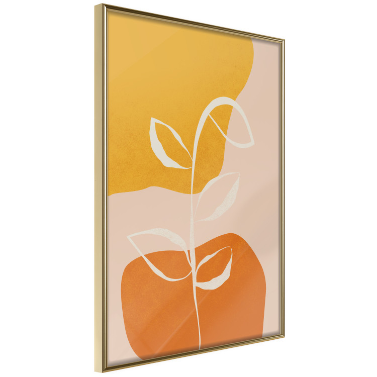 Wall Poster Young Plant - abstract plant on a colorful and pastel background 135655 additionalImage 19