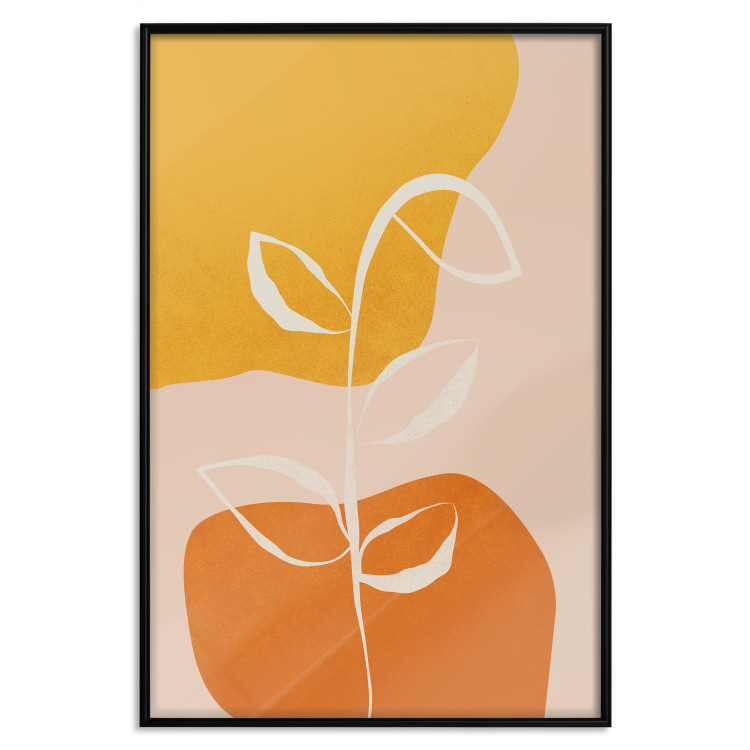 Wall Poster Young Plant - abstract plant on a colorful and pastel background 135655 additionalImage 9