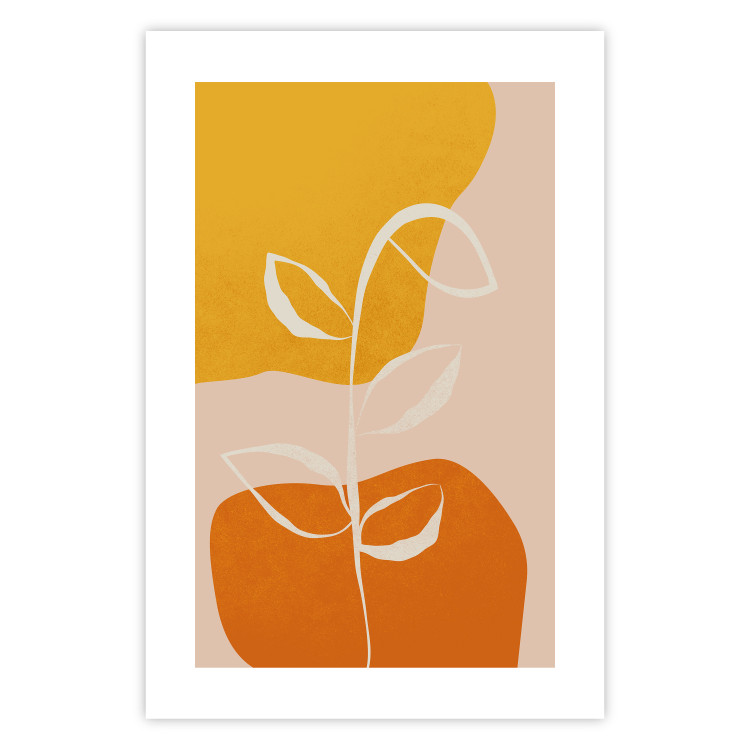 Wall Poster Young Plant - abstract plant on a colorful and pastel background 135655 additionalImage 8