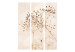 Room Divider Screen Serenity and Contemplation (3-piece) - Delicate plants on a beige background 138355 additionalThumb 3