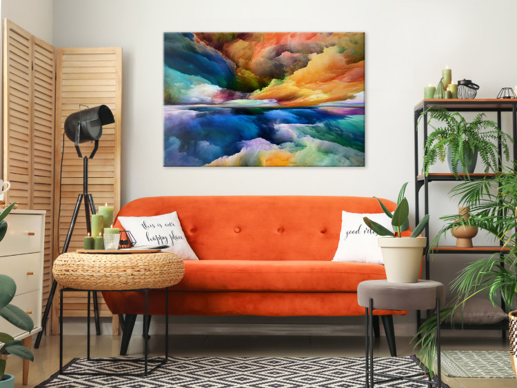 Canvas Print Colorful World (1-piece) Wide - first variant - abstraction 143355 additionalImage 3