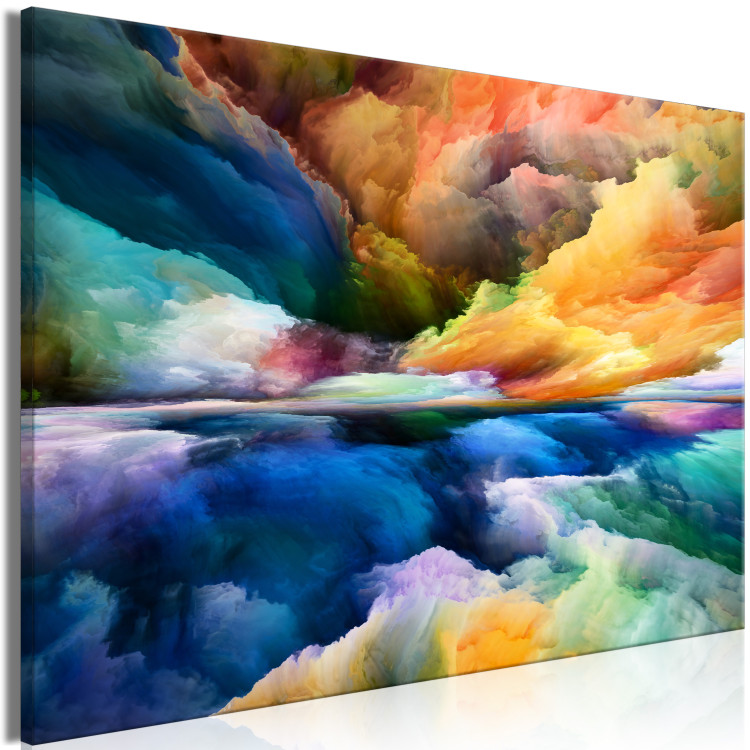 Canvas Print Colorful World (1-piece) Wide - first variant - abstraction 143355 additionalImage 2