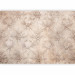 Photo Wallpaper Ornament - light background with texture of carved floral motif in beige 144055 additionalThumb 5