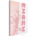 Canvas City Neons (1-piece) - pink Miami sign against a tall palm tree 144355 additionalThumb 2