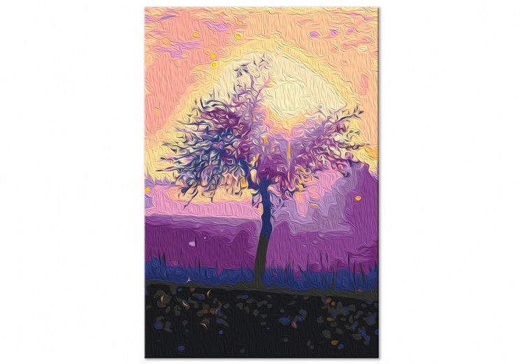 Paint by Number Kit Creamy Morning - Purple Sky Against the Backdrop of Sunrise 145155 additionalImage 3