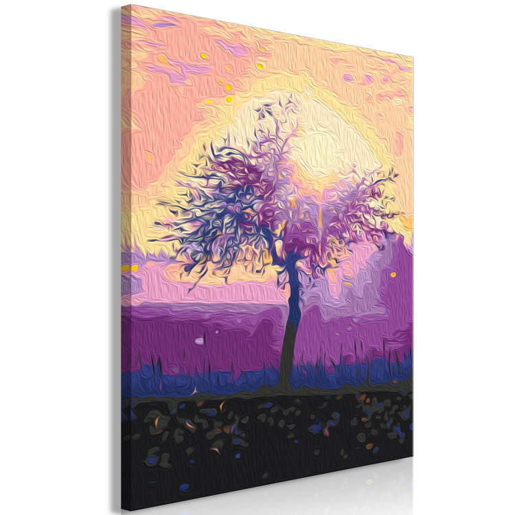 Paint by Number Kit Creamy Morning - Purple Sky Against the Backdrop of Sunrise 145155 additionalImage 6