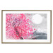 Poster Japanese Views - Landscape With Mount Fuji and a Pink Tree  145755 additionalThumb 20