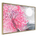 Poster Japanese Views - Landscape With Mount Fuji and a Pink Tree  145755 additionalThumb 3