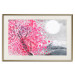 Poster Japanese Views - Landscape With Mount Fuji and a Pink Tree  145755 additionalThumb 22
