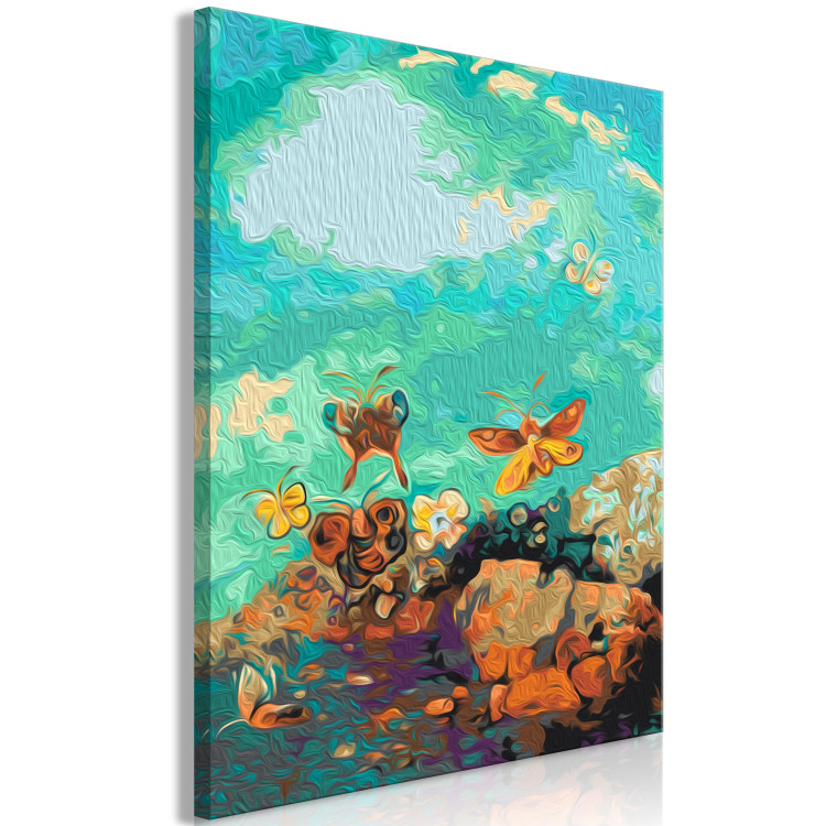 Paint by Number Kit Summer Morning of Insects - Colorful Butterflies and Moths by the Lake 146555 additionalImage 6