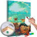 Paint by Number Kit Summer Morning of Insects - Colorful Butterflies and Moths by the Lake 146555