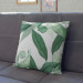 Decorative Microfiber Pillow Lightness of leaves - a subtle plant composition on a white background cushions 146855 additionalThumb 5