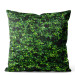 Decorative Velor Pillow Leafy curtain - a floral composition with rich detailing 147055