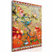 Paint by Number Kit Orange Nature - Colorful Stained Glass Window With Birds and Magnolia Bush 148455 additionalThumb 4