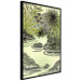 Wall Poster Tropical Lake - Watercolor Landscape in Shades of Green 150055 additionalThumb 5