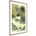 Wall Poster Tropical Lake - Watercolor Landscape in Shades of Green 150055 additionalThumb 8