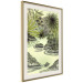 Wall Poster Tropical Lake - Watercolor Landscape in Shades of Green 150055 additionalThumb 9