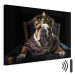Canvas Print AI Dog English Bulldog - Animal Fantasy Portrait Wearing a Crown - Horizontal 150155 additionalThumb 8