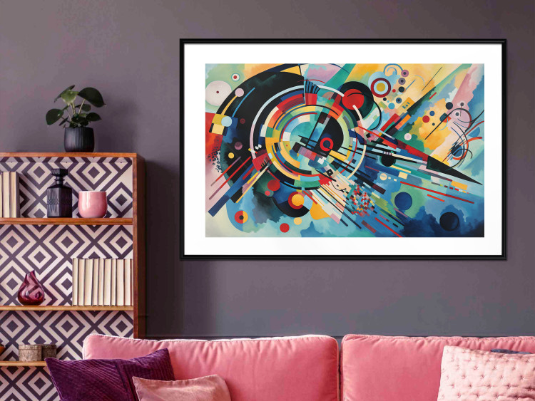 Wall Poster A Burst of Color - Abstraction Inspired by Kandinsky’s Style 151155 additionalImage 22