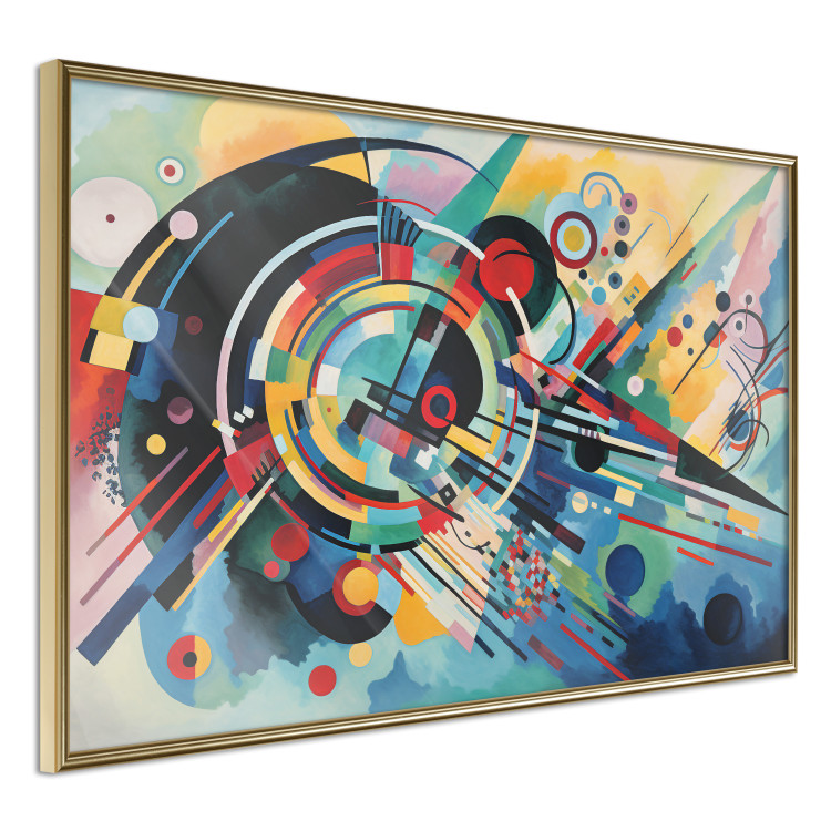 Wall Poster A Burst of Color - Abstraction Inspired by Kandinsky’s Style 151155 additionalImage 5