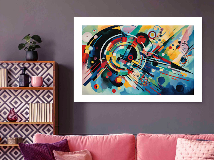 Wall Poster A Burst of Color - Abstraction Inspired by Kandinsky’s Style 151155 additionalImage 11
