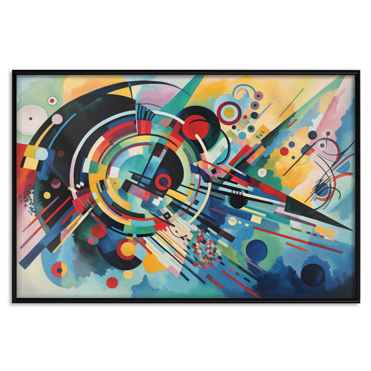 Wall Poster A Burst of Color - Abstraction Inspired by Kandinsky’s Style 151155 additionalImage 23