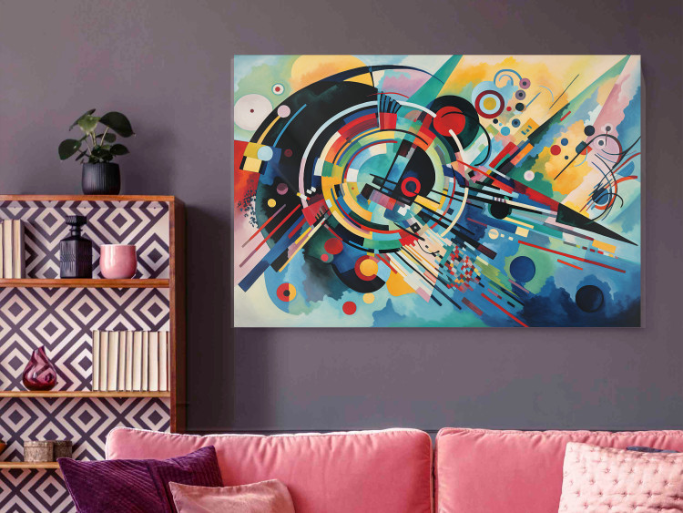 Wall Poster A Burst of Color - Abstraction Inspired by Kandinsky’s Style 151155 additionalImage 10