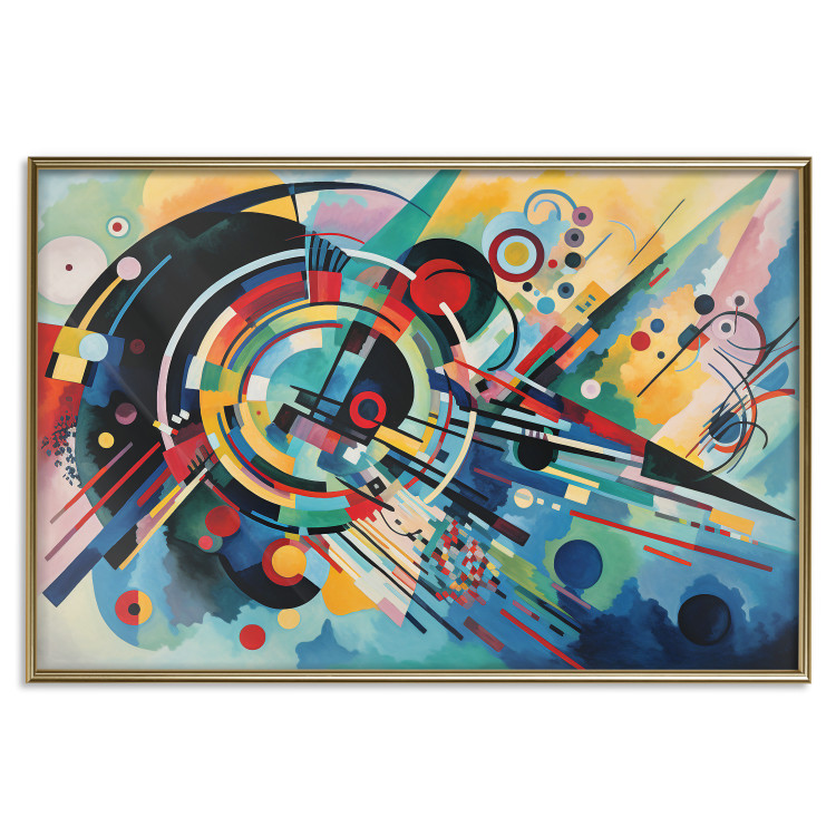 Wall Poster A Burst of Color - Abstraction Inspired by Kandinsky’s Style 151155 additionalImage 17