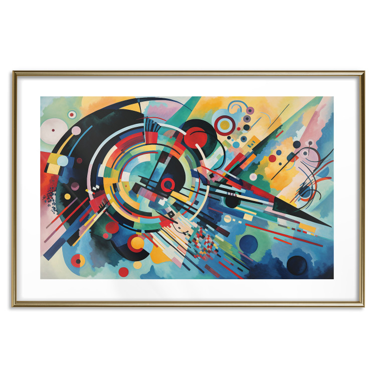 Wall Poster A Burst of Color - Abstraction Inspired by Kandinsky’s Style 151155 additionalImage 27