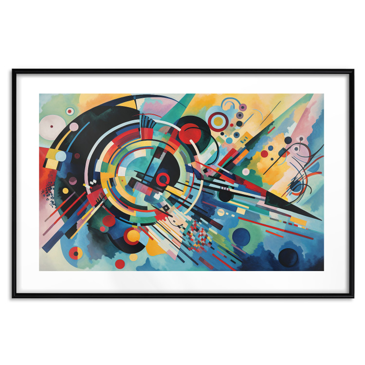 Wall Poster A Burst of Color - Abstraction Inspired by Kandinsky’s Style 151155 additionalImage 25