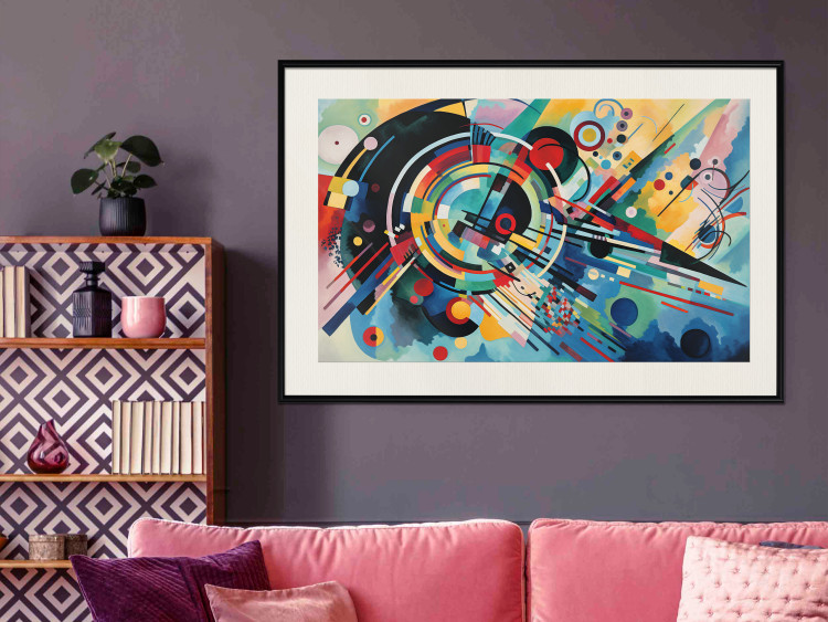 Wall Poster A Burst of Color - Abstraction Inspired by Kandinsky’s Style 151155 additionalImage 20