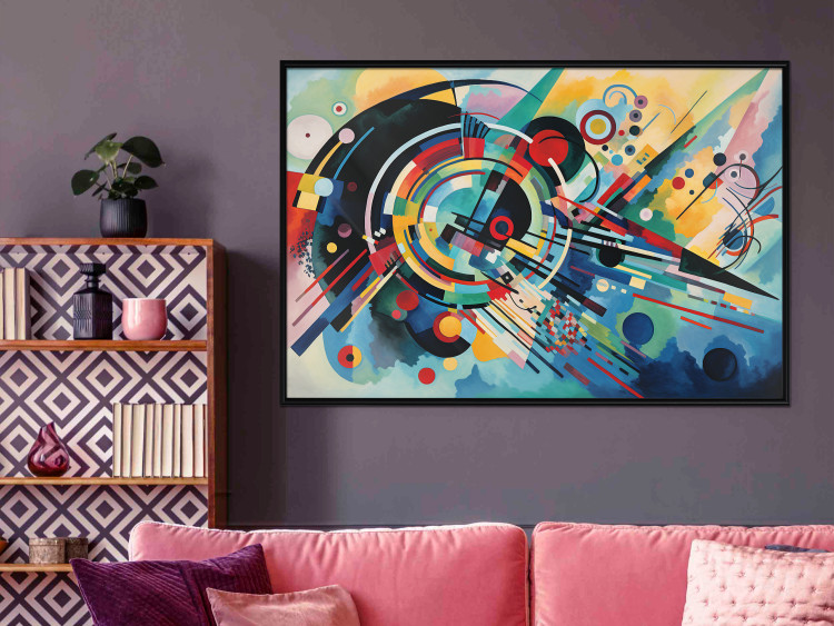 Wall Poster A Burst of Color - Abstraction Inspired by Kandinsky’s Style 151155 additionalImage 12