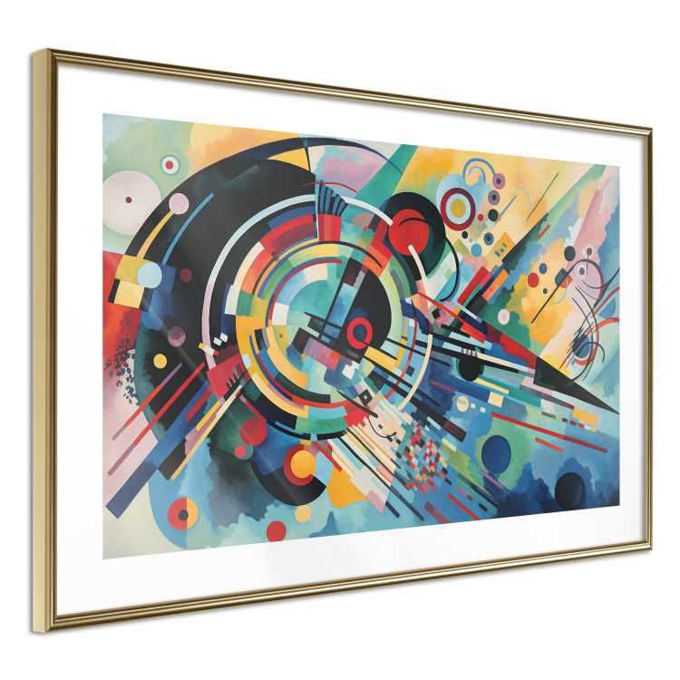 Wall Poster A Burst of Color - Abstraction Inspired by Kandinsky’s Style 151155 additionalImage 9