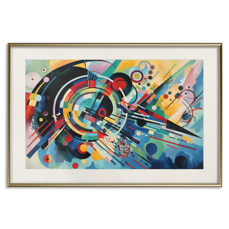 Wall Poster A Burst of Color - Abstraction Inspired by Kandinsky’s Style 151155 additionalImage 26