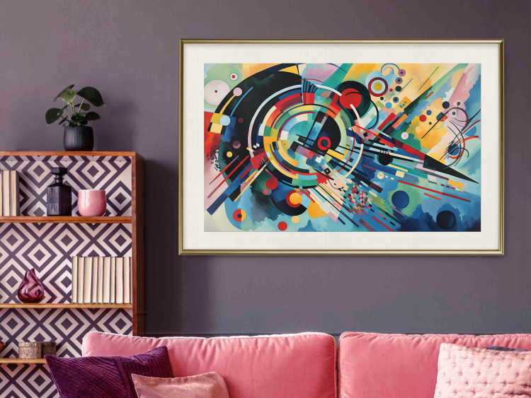 Wall Poster A Burst of Color - Abstraction Inspired by Kandinsky’s Style 151155 additionalImage 18