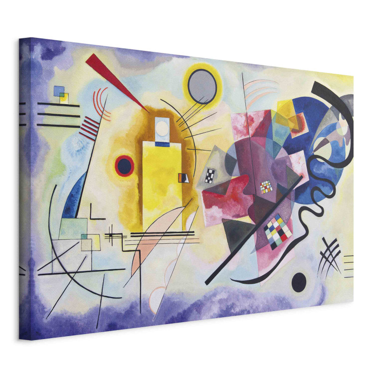 Large canvas print Yellow - Red - Blue - An Abstract Composition by Kandinsky [Large Format] 151655 additionalImage 2