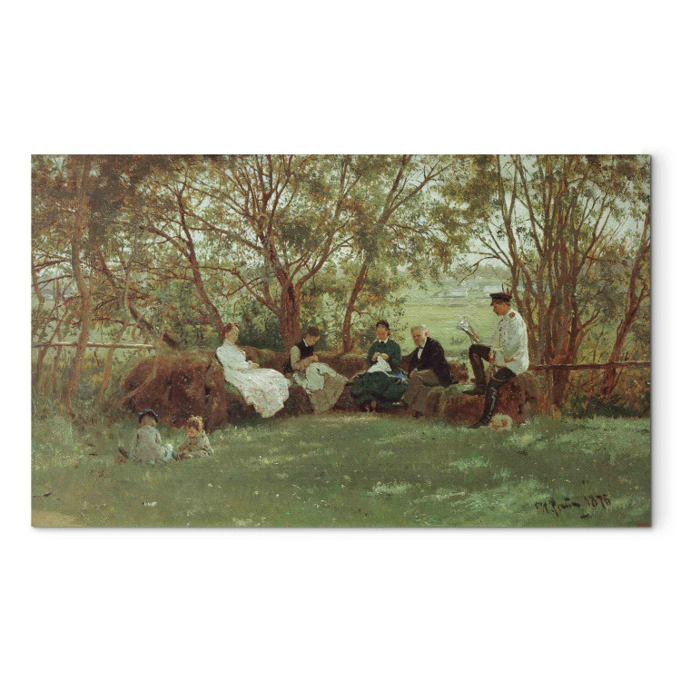 Reproduction Painting On the grassy bank 152855