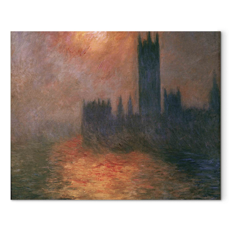Reproduction Painting Le Parlement, coucher de soleil 154255
