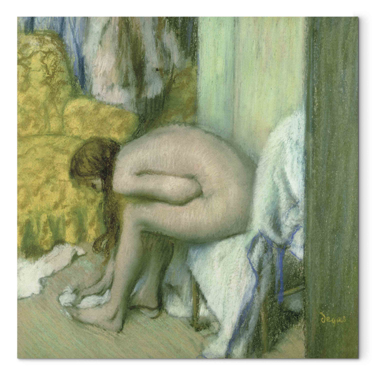 Reproduction Painting After the Bath, Woman Drying her Left Foot 155655
