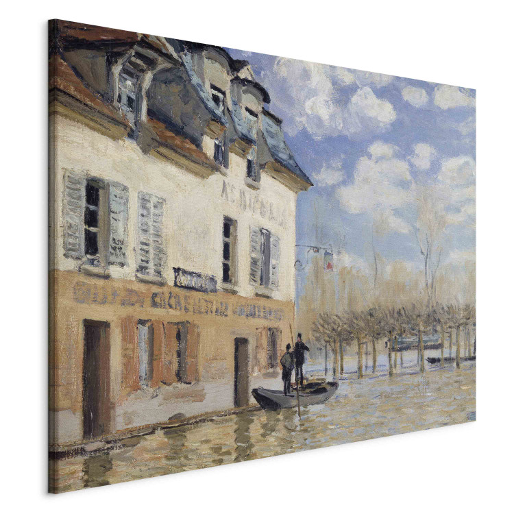 Art Reproduction The restaurant “La Barque” during the flood at Port-Marly 157555 additionalImage 2