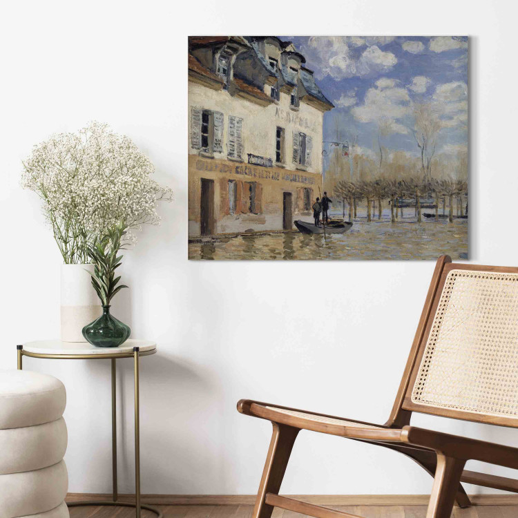 Art Reproduction The restaurant “La Barque” during the flood at Port-Marly 157555 additionalImage 3