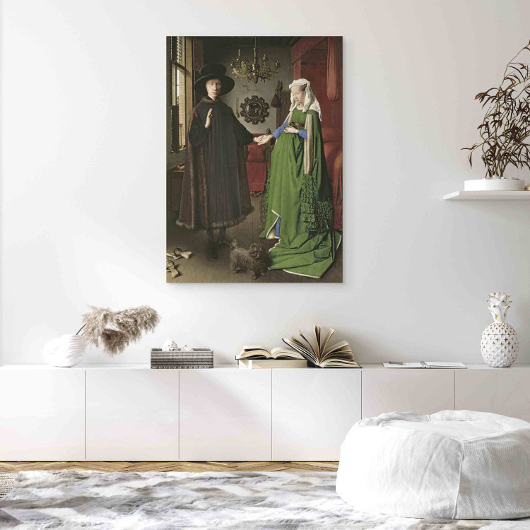 Reproduction Painting The Portrait of Giovanni (?) Arnolfini and his Wife Giovanna Cenami (?) (The Arnolfini Marriage) 158155 additionalImage 3