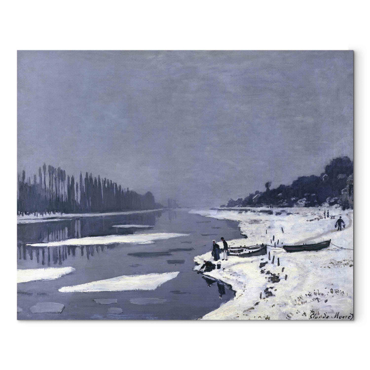Art Reproduction Ice on the Seine at Bougival 158255