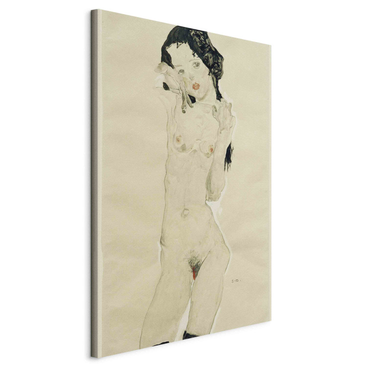 Art Reproduction Nude blackhaired girl, standing 158755 additionalImage 2