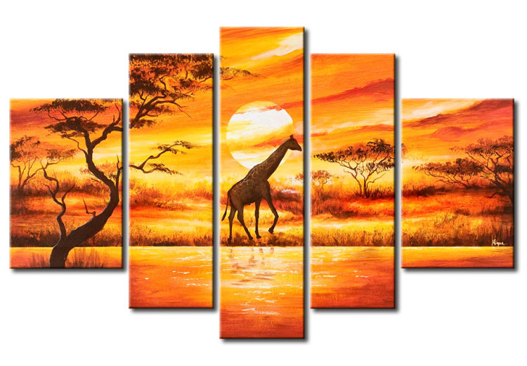 Canvas The colour of savannah 49255