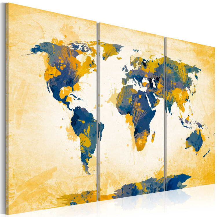 Canvas Four corners of the World - triptych 55455 additionalImage 2