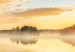 Canvas Sunrise over Temple (1-part) - Landscape of Colorful Lake 94955 additionalThumb 4