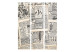 Room Divider Vintage Newspapers - French newspapers with writings in retro motif 95355 additionalThumb 3